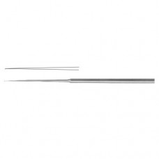 Micro Ear Hook Angled 25° Stainless Steel, 15.5 cm - 6" Tip Size 0.6 mm 